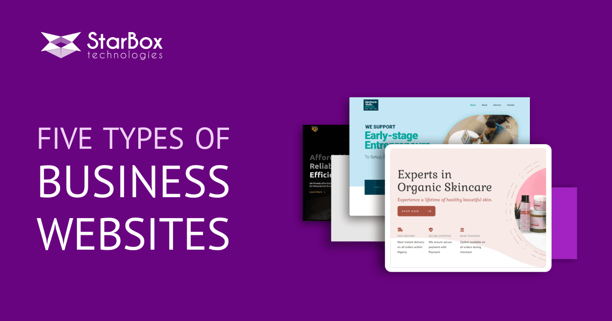 Five Types of Websites your Business can Have
